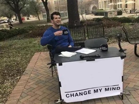 Change My Mind meme about rhode