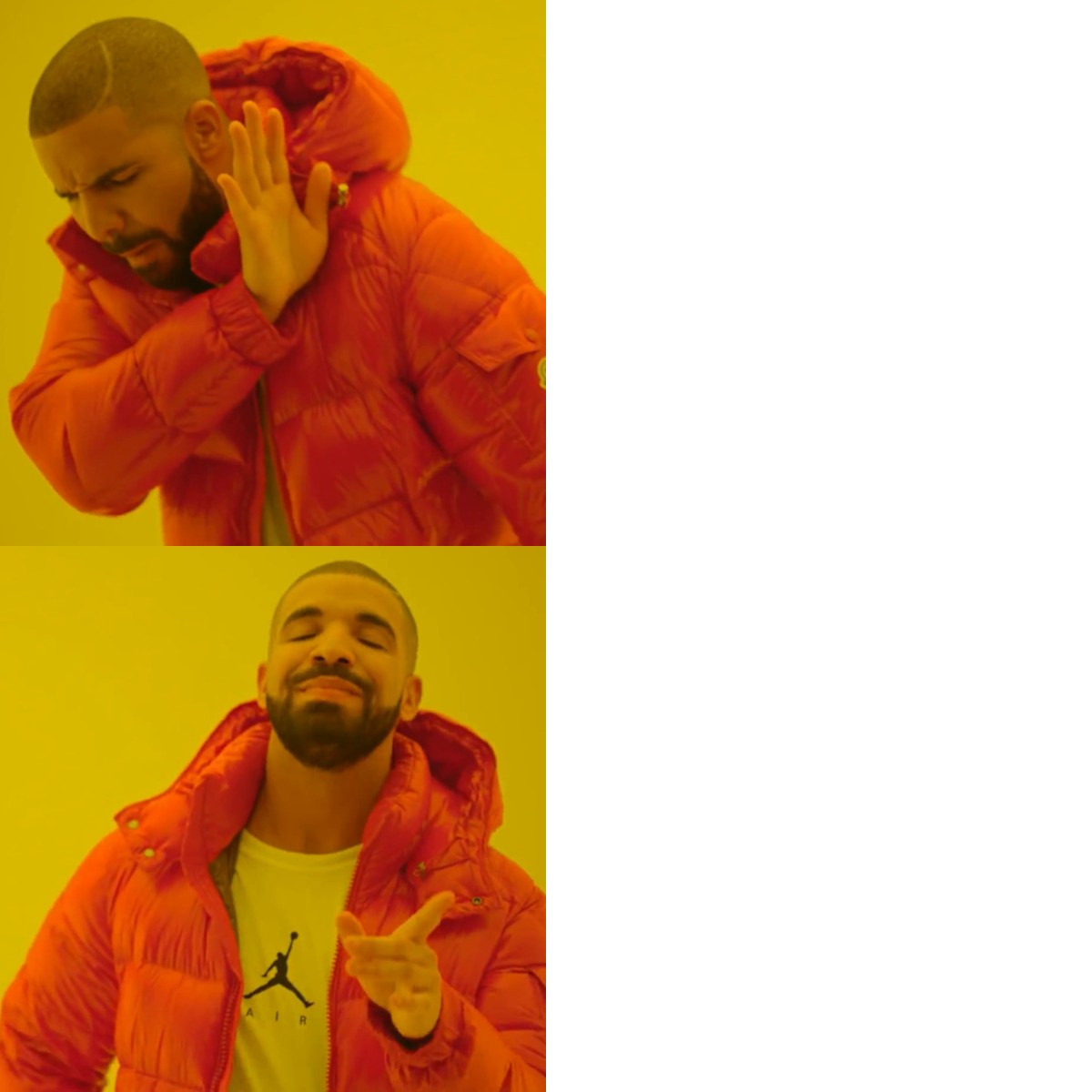 Drake Hotline Bling meme about rhode