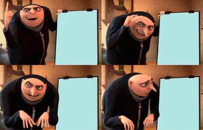 Gru's Plan meme about rhode